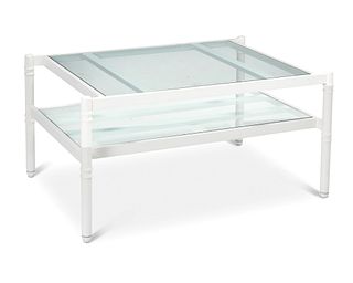 A contemporary coffee table