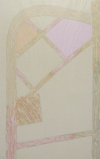 Craig Kauffman (1932-2010), Untitled, 1973, Screenprint in colors on paper, Sight: 39.5" H x 25.5" D