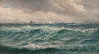 Theodore Victor Carl Valenkamph (American, 1868-1924)      Stormy Seas
