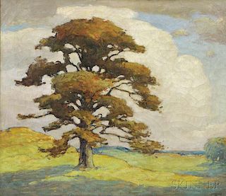 William Matthews (American, 1878-1966)      Lone Tree