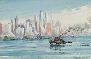 Carl Ivar Gilbert (American, 1882-1959)      Hudson River