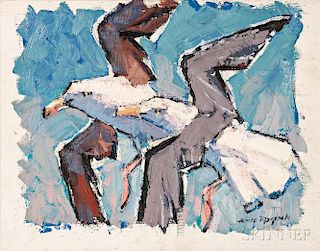 James Edward Fitzgerald (American, 1899-1971)      Gulls in Flight
