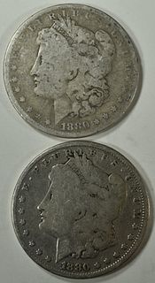 1880 P,O MORGAN DOLLARS CIR