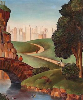 Harry Lane (American, 1891-1973)      Central Park, New York City