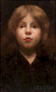 Abbott Handerson Thayer (American, 1849-1921)      Mary, A Portrait of the Artist's Daughter