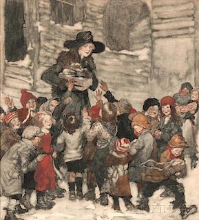 William Andrew (Willy) Pogany (Hungarian, 1882-1955)      Gifts for The Children