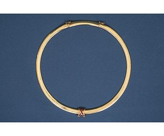 14K GOLD COLLAR NECKLACE