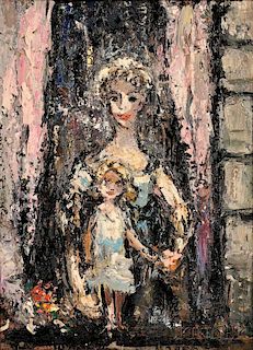 Vladimir Lebedev (Russian/American, 1910-1991)      Mother and Child