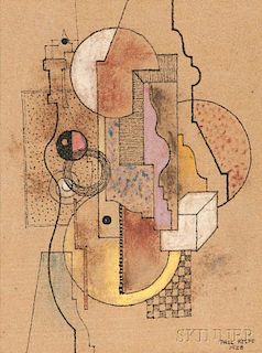 Paul Kelpe (American, 1902-1985)      Abstract Composition