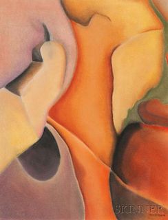 Emil James Bisttram (American, 1895-1976)      Abstraction