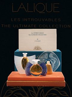 Les Introuvables The Ultimate Collection De LALIQUE Miniatures Parfum Set, Boxed
