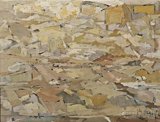 Juan Manuel Caneja (Spanish, 1905-1988)      Abstract Landscape
