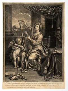 Claude Duflos (c. 1665-1727), Saint Cecile
