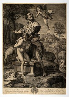 Louis Surugue (1686 - 1762), The Sacrifice of Abraham