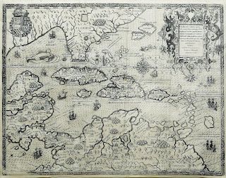 Theodore de Bry’s fascinating map of the West Indies