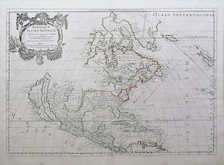 Sanson Map of the Americas