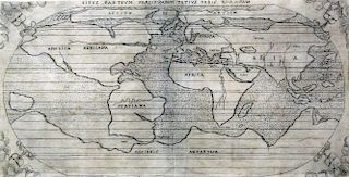 Italian Map of the World by Torniello