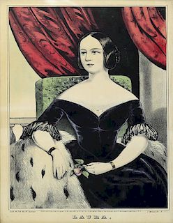 Currier & Ives Laura Lithograph