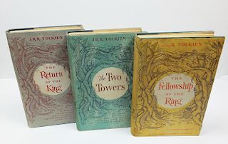 First American Editions of Lord of the Rings Triology by J.R.R. Tolkien
