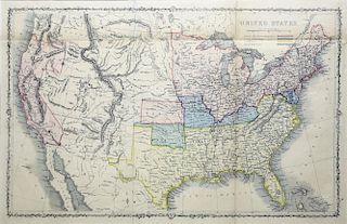 Civil War Era Map of the United States