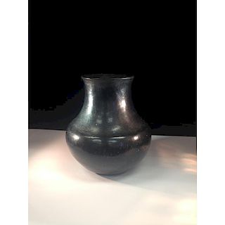 Santa Clara Blackware Vase