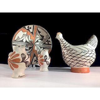 Collection of Acoma Souviner Pottery