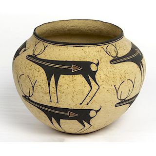 Adrian Vallo (Acoma, b. 1964) Pottery Bowl