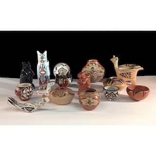 Collection of Miniature Pueblo Pottery