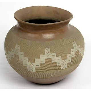 Ohkay Owingeh [San Juan] Pottery Jar