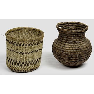Mescalero Apache Baskets Deaccessioned from a Private New York State Historical Society