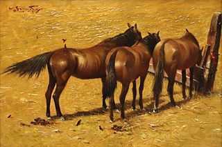 Gregory Sumida (b. 1948) - Horse Chips (PLV90105-0623-003)