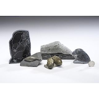 Collection of Inuit Soapstone Carvings