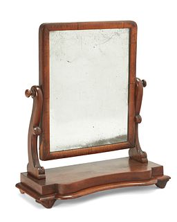 A Victorian dressing mirror