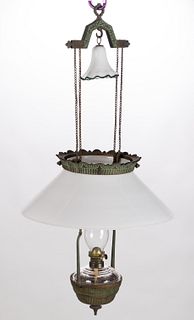 CAST-IRON GEORGE BOHNER HANGING EXTENSION LAMP