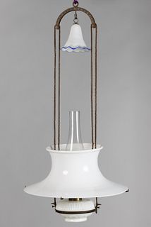 CAST BRASS ADJUSTABLE HANGING LAMP