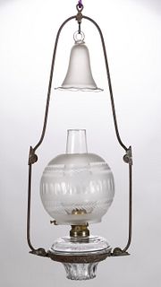 CAST-IRON HANGING LAMP