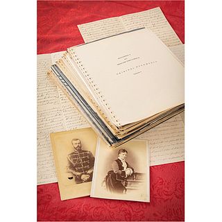 Alexander II of Russia and Catherine Dolgorukova Autograph Letter Archive (100+)
