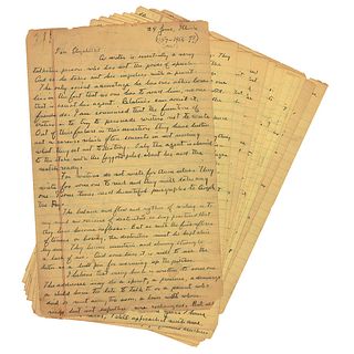 John Steinbeck Archive with Incredible Handwritten Letter on Writing