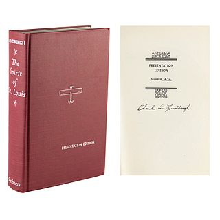 Charles Lindbergh Signed Book - The Spirit of St. Louis