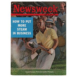 Arnold Palmer Signed Magazine Cover