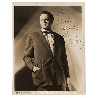 Orson Welles Signed Photograph