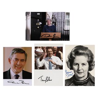 British Prime Ministers (4) Signed Photographs