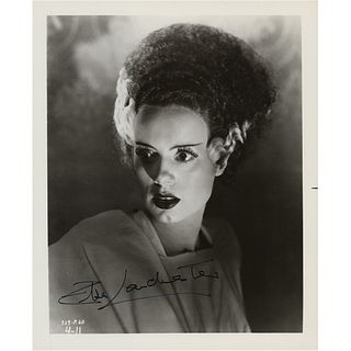 Elsa Lanchester Signed Photograph (Bride of Frankenstein)