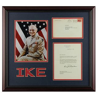 Dwight D. Eisenhower Typed Letter Signed as President (1956)