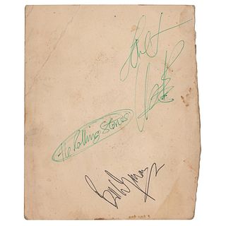 Rolling Stones: Watts and Wyman Signatures