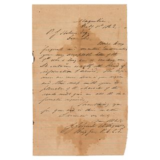 J. Johnston Pettigrew Autograph Letter Signed on Preparing for Lee&#39;s Offensive
