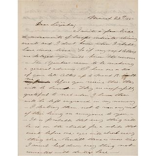 Richard S. Ewell Scarce Civil War-Dated Autograph Letter Signed