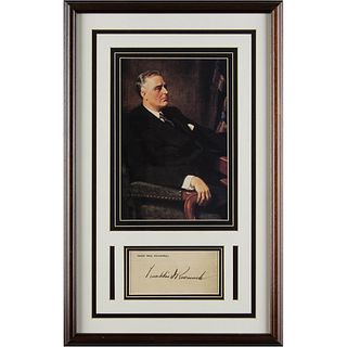 Franklin D. Roosevelt Signature