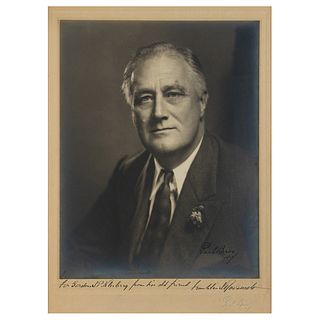 Franklin D. Roosevelt Signed Oversized Photograph