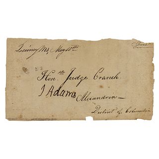 John Adams Signed Free Frank